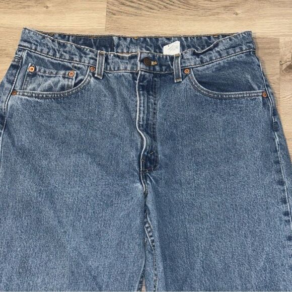 Men's Levi's 550 Blue Relaxed Fit Jeans 36x32 - Picture 3 of 7